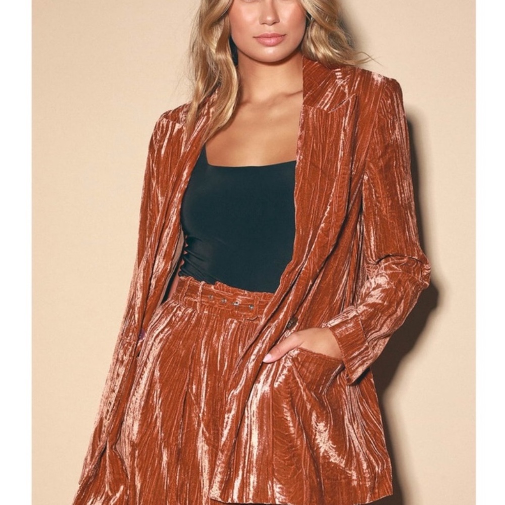 Velvet Rust Women's Blazer